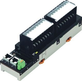 OMRON ETHERCAT I/O TERMINAL 8 IN EN 8 UIT TRANSISTOR PNP 24 VDC 0,5 A 3-DRAADS UITVOERING SCHROEFAANSLUITING GXMD1622