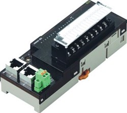 OMRON ETHERCAT I/O TERMINAL 8 IN EN 8 UIT TRANSISTOR PNP 24 VDC 0,5 A SCHROEFAANSLUITING GXMD1621