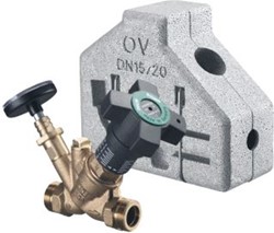 OVENTROP AQUASTROM C STRANGINRELELAFSLUITER CIRCULATIELEIDINGEN BU.DR. ZONDER VUL-AFT 3/4 DN15 PN16 4207104