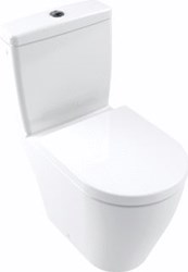 VILLEROY & BOCH AVENTO CLOSETZITTING MET DEKSEL MET SOFTCLOSE EN QUICK RELEASE WIT 9M77C101