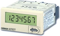 OMRON 48X24 MM LCD-7 CIJFERS INCL. BATTERIJ NPN/PNP IN 999H59M59S/9999H59,9M SCHROEFAANSLUITING H7ETNV1OMI