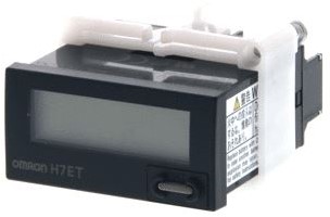OMRON 48X24 MM LCD-7 CIJFERS ZWART INCL. BATTERIJ NPN/PNP IN 999999,9H/3999D23,9H SCHROEFAANSLUITING H7ETNVBOMI