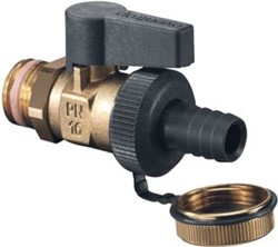 OVENTROP OPTIFLEX 1/2 VULKRAAN/AFTAPKRAAN (KOGELKRAAN) MET HENDEL EN AFDICHTKAP. MESSING DN15. MAX DRUK PN16. MAX TEMP 120°C 1033314