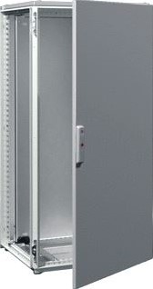 RITTAL VX AANBOUWKAST MET 1 DEUR VOOR ZONDER MONTAGEPLAAT 800X2200X600 MM BXHXD PLAATSTAAL RAL 7035 8826010