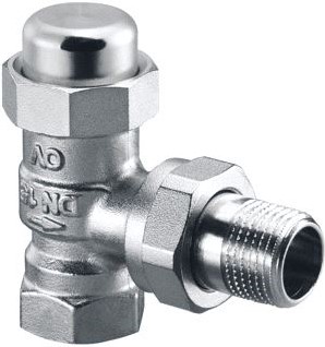 OVENTROP RADIATORVOETVENTIEL DN25 HAAKS 1-BIBU 1027568