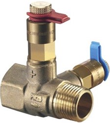 OVENTROP MEETFLENS MET 2 MEETAFSLUITERS CLASSIC-MEETTECHNIEK DN15 MF 1/2BI/BU PN25 1060634