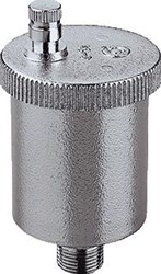 CALEFFI AUT.ONTLUCHTER 3/8'BU MINICAL MESSING,VERCHROOMD