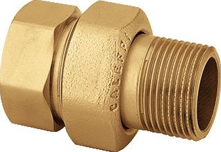 CALEFFI NIKKEL RADIATORKOPPELING 1 RECHT 3 DELIG 588060