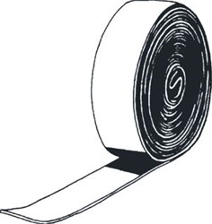 REHAU RANDISOLATIE PE GRIJS LXBXD 25X150X8MM NIET KLEVEND AFNAME PER ROL A 25 METER 12562441002