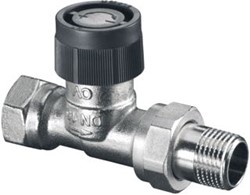 OVENTROP THERMOSTATISCHE RADIATORAFSLUITER A 3/4 RECHT KVS = 1,1 M3/H 1181106