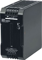 OMRON S8VK VOEDING 240W 21.6-27.6V 10A 380-480VAC 450-600VDC SCHROEF 3.4-MOD 476VA DIN-RAIL IP20 HXBXD 125X60X140MM S8VKT24024400