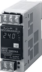 OMRON VOEDING S8VS 24VDC/2,5A 60W DIN-RAIL 100-240VAC PRIMAIR GESLOTEN BEHUIZING SCHROEFAANSLUITING S8VS06024A.1