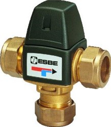 ESBE VTA323 THERMOSTATISCH MENGVENTIEL DN20 KVS 1,5 KNELFITTING 22MM PN10 35-60°C MET TERUGSLAGVENTIEL 31100200