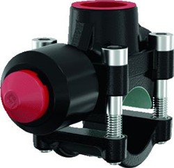 FLAMCO T-PLUS AANBOORZADEL 1 X 3/4 X 1 KLEM 56MM BREEDTE GIETIJZER 90626