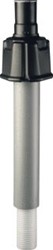 UBBINK ROULEX FLEX RENOVATIESET NIVEAUKAP TREKVAST 60 75MM NOM. DIAMETER ENKELWANDIG 600MM HOOGTE T120 KUNSTSTOF ZWART 0716032