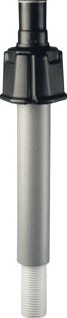 UBBINK ROULEX FLEX RENOVATIESET NIVEAUKAP TREKVAST 60 75MM NOM. DIAMETER ENKELWANDIG 600MM HOOGTE T120 KUNSTSTOF ZWART 0716032