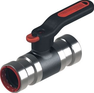 VSH POWERPRESS KOGELKRAAN 1 1/4 X 1 1/4 (PERSMOF X PERSMOF) EPDM PN16 MESSING (DZR) PWR9440035