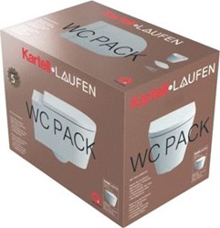 LAUFEN KBL RIMLESS COMBIPACK WANDCLOSET DIEPSPOEL MET SOFTCLOSE CLOSETZITTING WIT H8663300000001