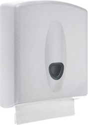 ALL CARE CLEAN MIDI HANDDOEKDISPENSER KUNSTSTOF WIT 3240