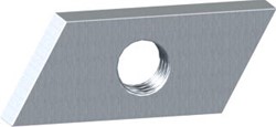 SCHNEIDER ELECTRIC STANDAARDMOER M6 VOOR VERTICALE ALUMINIUM RAILS 100 STUKS NSYNM6