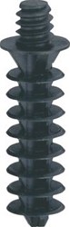 LEGRAND SCHROEFPLUG COLSON KOP+SCHROEFDRD DIA6.6X7.5MM VR BORING DIA8MM. ZWART 031957