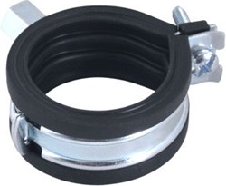 WALRAVEN BIS KSB1 PIJPBEUGEL MET RUBBER INLAAG M8 20/23MM VOOR METALEN BUIS  3363023