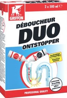 GRIFFON SMEER-EN ONDERHOUDSMIDDEL UITVOERING ONTSTOPPER INHOUD 1000ML VLOEIBAAR VERPAKKING FLACON