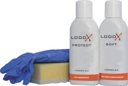 LOOOX RVS BEHANDELINGSKIT (100ML SOFT 100ML PROTECT SPONS EN LATEX HANDSCHOENEN) CLEAN570-580