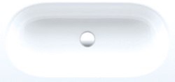 BETTE COMODO WASTAFEL ONDERBOUW OVAAL BINNENVORM 46MM AFVOER GLAZUUR PLUS 574 X 380 X 120MM BAHAMA BEIGE A217-003PW