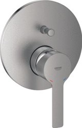 GROHE LINEARE OPBOUWDEEL BADMENGKRAAN EENGREEPS 1-GATS 2-WEG OMSTELINRICHTING SUPERSTEEL (TE GEBRUIKEN MET 35 600 000) 24064DC1