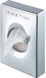 GEESA HOTEL HOUDER VOOR HYGIENISCHE ZAKJES ABS VERCHROOMD 91122ABS