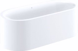 GROHE ESSENCE LIGBAD OVAAL VRIJSTAAND MET OVERLOOP PLAATSTAAL 1800 X 800 X 575MM ALPINE WIT 39729000