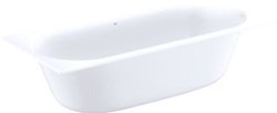 GROHE ESSENCE LIGBAD OVAAL INBOUW MET OVERLOOP PLAATSTAAL 1800 X 800 X 560MM ALPINE WIT 3962000H
