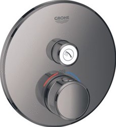 GROHE GROHTHERM SMARTCONTROL OPBOUWDEEL DOUCHETHERMOSTAATKRAAN ROND EENGREEPS 1-GATS HARD GRAPHITE 29118A00