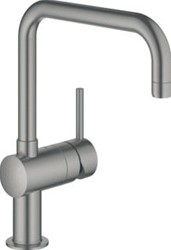 GROHE MINTA KEUKENMENGKRAAN EENGREEPS 1-GATS 223MM U-UITLOOP 309MM HOOGTE DRAAIBAAR HARD GRAPHITE GEBORSTELD 32488AL0