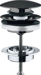 GROHE AFVOERGARNITUUR PUSH-OPEN AFNEEMBARE KAP AFSLUITBAAR HARD GRAPHITE GEBORSTELD 65807AL0