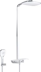 HANSA EMOTION WELLFIT THERMOSTATISCH DOUCHESYSTEEM MET LOSSE HANDDOUCHE EN HOUDER WIT/CHROOM 5865017282