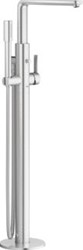GROHE LINEARE NEW AFBOUWDEEL VOOR VRIJSTAANDE BADKRAAN VLOERMONTAGE MET OMSTEL MET SENA HANDDOUCHE EN DOUCHESLANG 125CM SUPERSTEEL 23792DC1