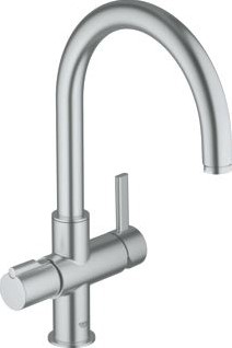 GROHE RED DUO KEUKENMENGKRAAN (LOSSE KRAAN) SUPER STEEL 30033DC0