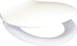 WISA MARS S CLOSETZITTING WIT MET DEKSEL SOFTCLOSE VOOR UNIVERSELE TOILETPOT HARTAFSTAND SCHROEFDRADEN 155MM SCHARNIERPOOT/ROZET ROESTVASTSTAAL (RVS) ZITTING/DEKSEL DUROPLAST SCHARNIERB 1409263701