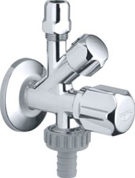 GROHE VAATWAS / HOEKSTOPKRAAN 1/2'' X 3/8'' KNELKOPPELING KUNSTSTOF GREEP 22035000