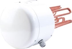 STIEBEL ELTRON VERWARMINGSFLENS FCR 28/120 HORIZONTALE INBOUW 1-/2-SPAN 280MM FLENSDIAMETER 400V 450MM INBOUWDIEPTE 71332