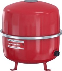 FLAMCO MEMBRAANDRUKEXPANSIEVAT FLEXCON PREMIUM 35 LITER 0,5-3 BAR 3/4 AANSLUITING (BUITENDRAAD) VERTICAAL MET POTEN ROOD 16928