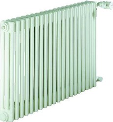 ZEHNDER CHARLESTON KOLOMRADIATOR HORIZONTAAL 550X644 14-LEDEN RAL9016 3055-14