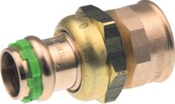 VSH SUDOPRESS KOPER 3-DELIGE RECHTE KOPPELING 22MM X 3/4 KOPER (PERS X BINNENDRAAD) 6672413