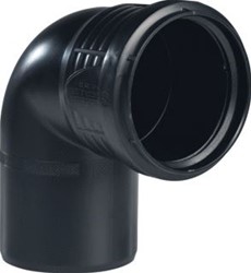 PIPELIFE PP MASTER3PLUS BOCHT MOF/SPIE 50MM 87.5° ZWART 3496102496