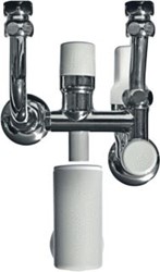 CLAGE KETELAANSLUITSET M/VUL-/AFTAPKRAAN M/OVERST VENT M/INL COMB 0012