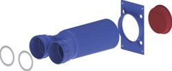 BURGERHOUT HYBALANS PLUS VENTIELAANSLUITING 125MM 2 X 92 RECHT 400470369