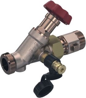 RAMINEX KEERKLEP RECHT DN15 PN10 10BAR BRONS BEVEILIGINGSKLASSE EA 290104