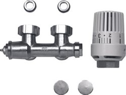 BRUGMAN ONDERBLOK M30 HAAKS RAL9016 VERTI M MET THERMOSTAATKNOP 13911630141